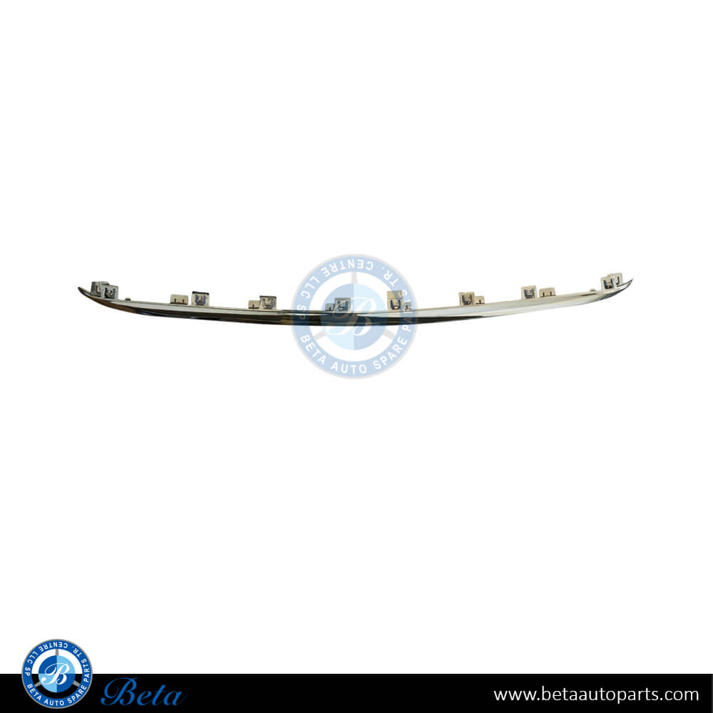 Front Bumper Lower Moulding Chrome Center for Mercedes CLS-Class 2019-2023 models, Part Number 2578850302 Front Bumper Lower Moulding Chrome Center for Mercedes CLS-Class 2019-2023 models, Part Number 2578850302